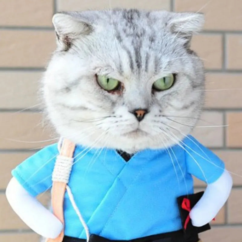 Funny Pet Cat Halloween Party Cute Clothes