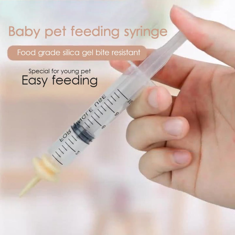 Kitten Puppy Cat Milk Syringe Puppy Feeder