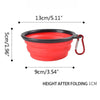 Silicone Foldable Dog Bowl Candy Color