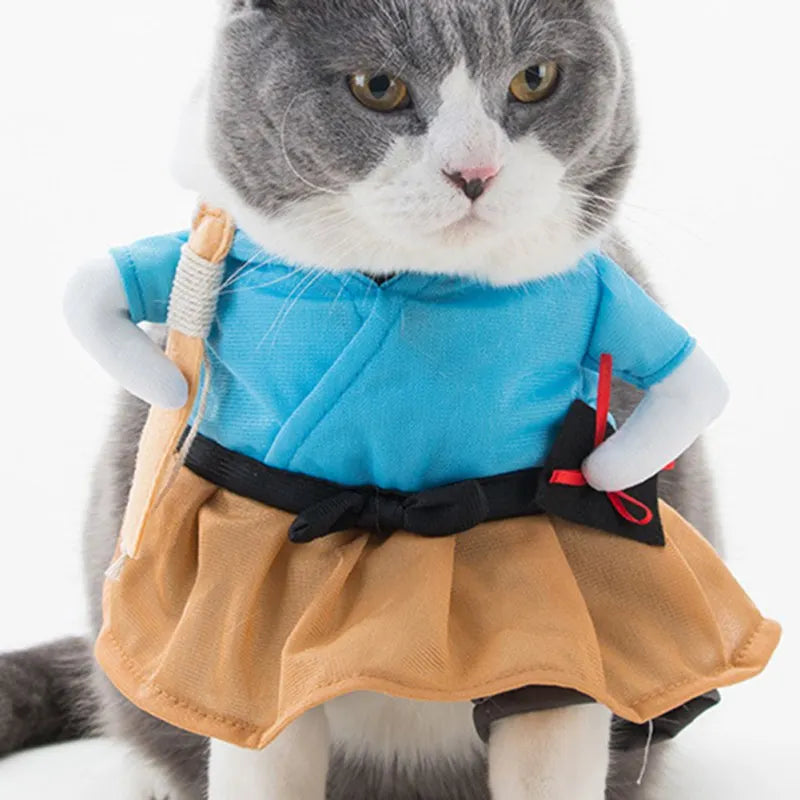 Funny Pet Cat Halloween Party Cute Clothes