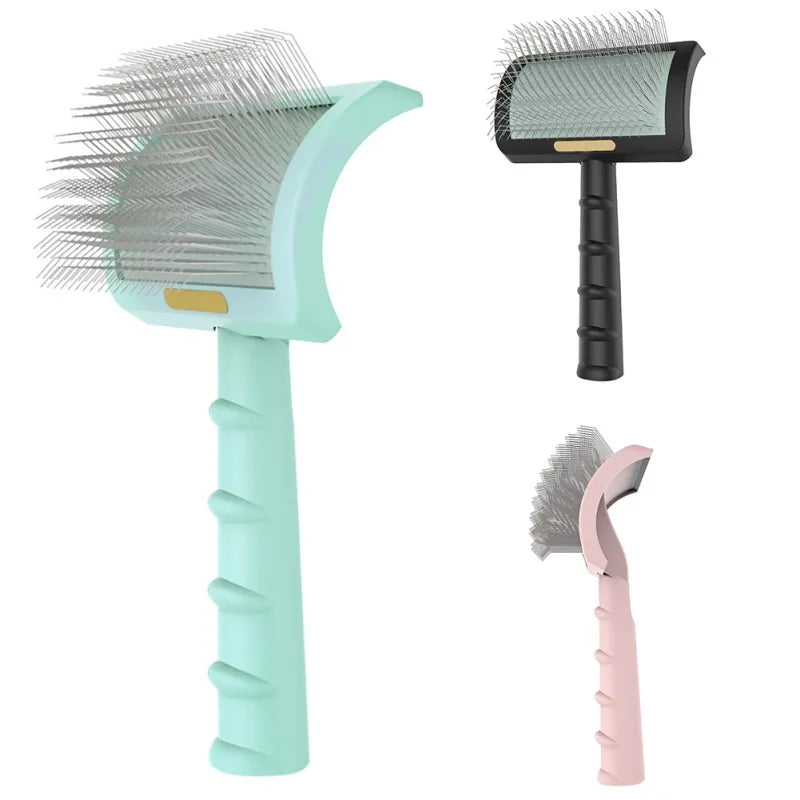 Pet Grooming Comb Shedding Hair Remove Needle Brush