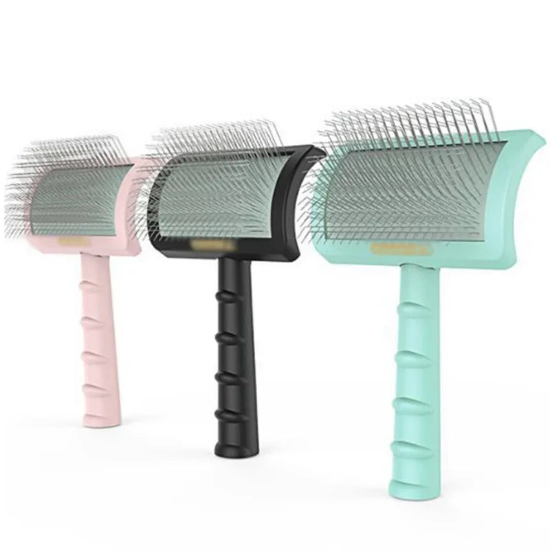 Pet Grooming Comb Shedding Hair Remove Needle Brush