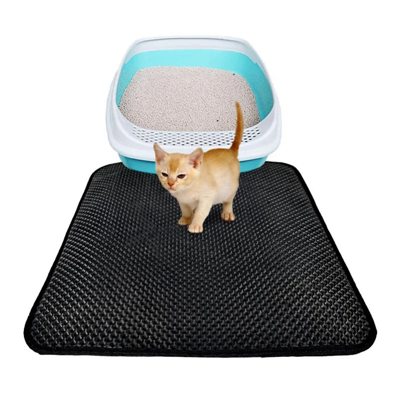 Pet Cat Litter Waterproof Double Layer Mat