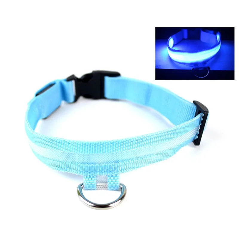 Nylon LED Pet Dog Collar