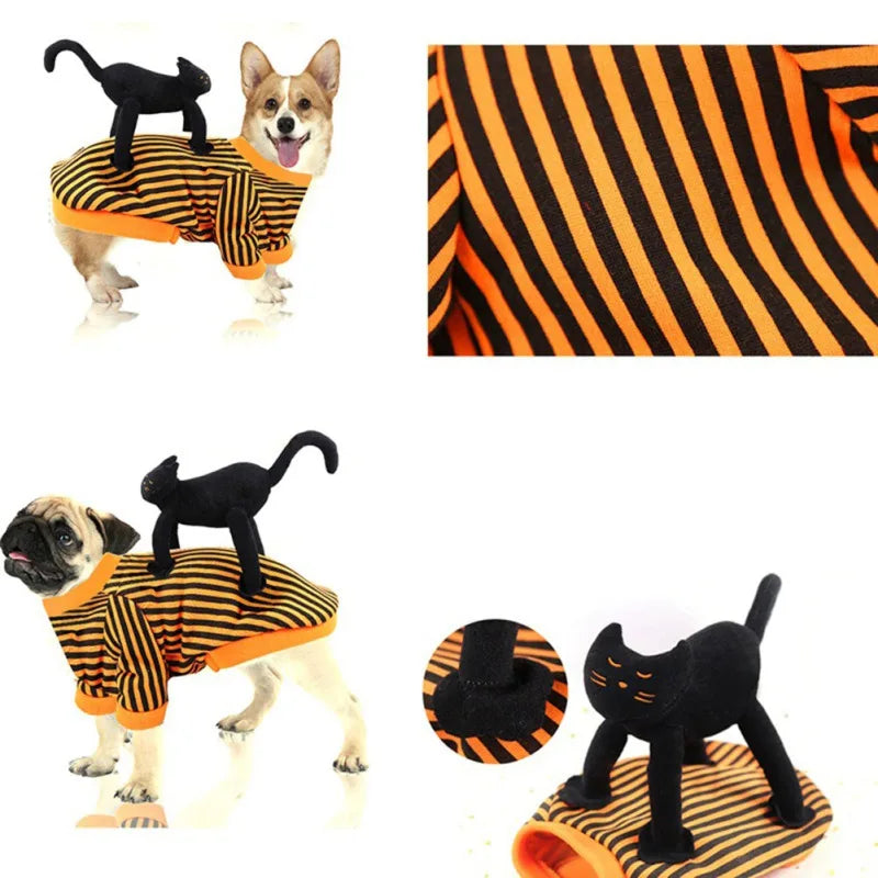 Funny Pet Cat Halloween Party Cute Comfort Clothes