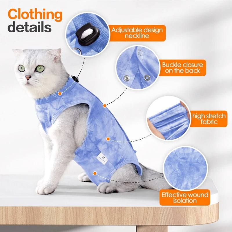 Pet Cat Weaning Suit Anti-licking Recovery Clothes