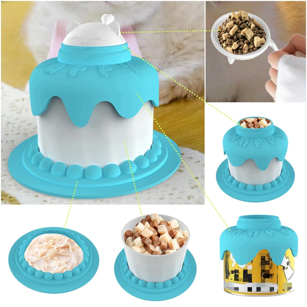 4-in-1 Multifunction Pet Cat Bowls