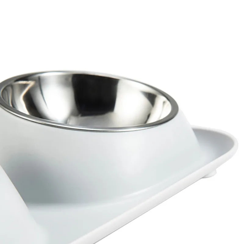 Stainless Steel Dog Bowl Double Food Container