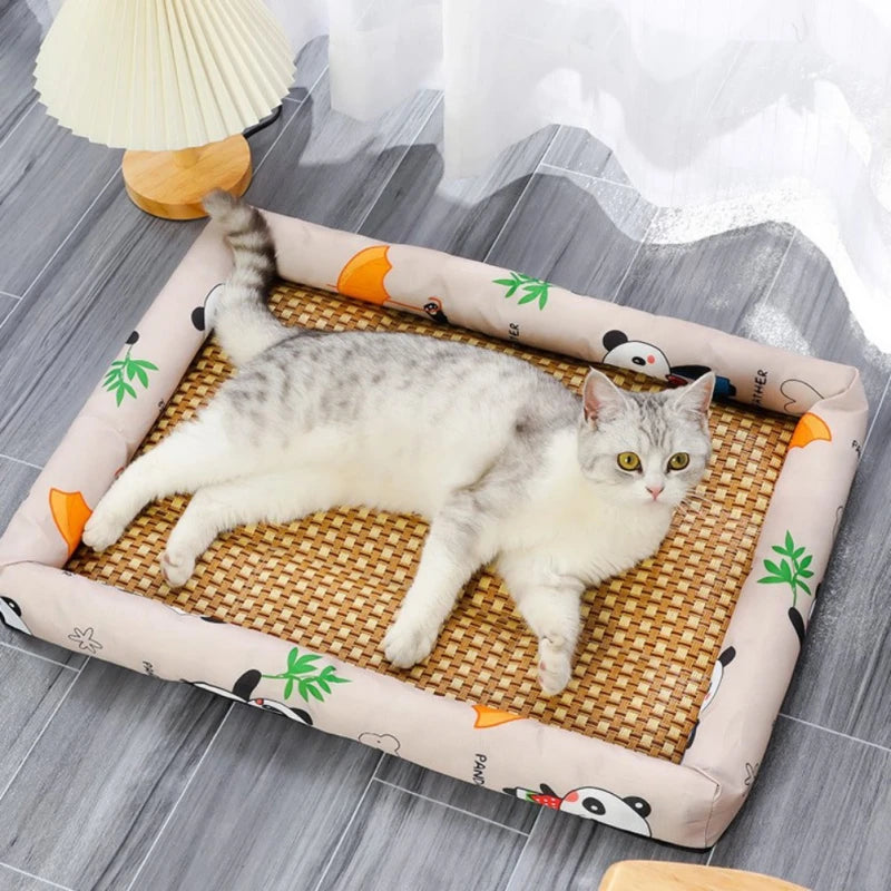 Pet Cat Square Summer Cooling Bed