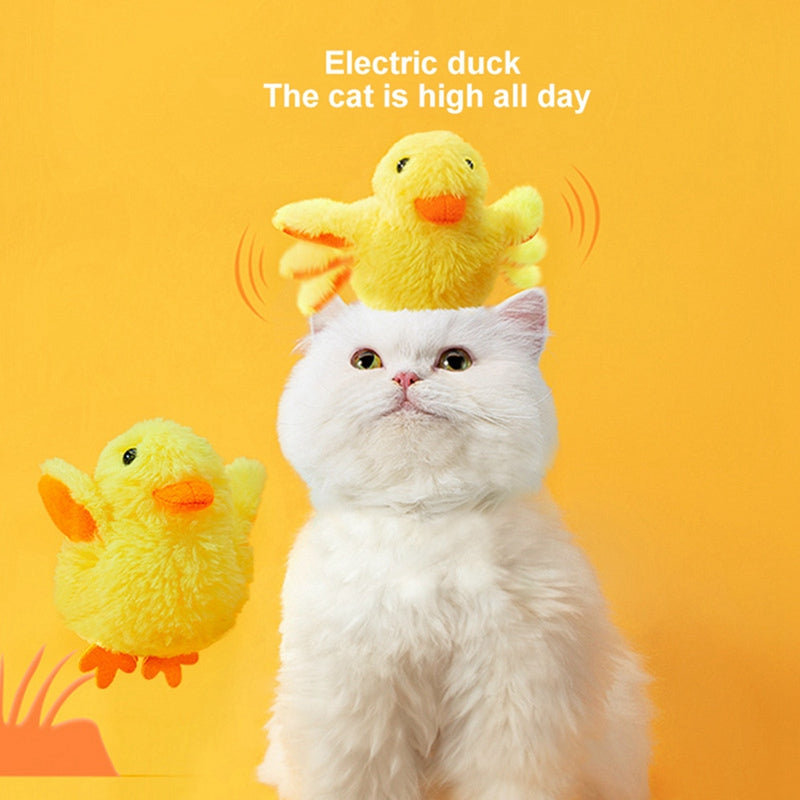 Interactive Electric Flapping Duck Cat Toys