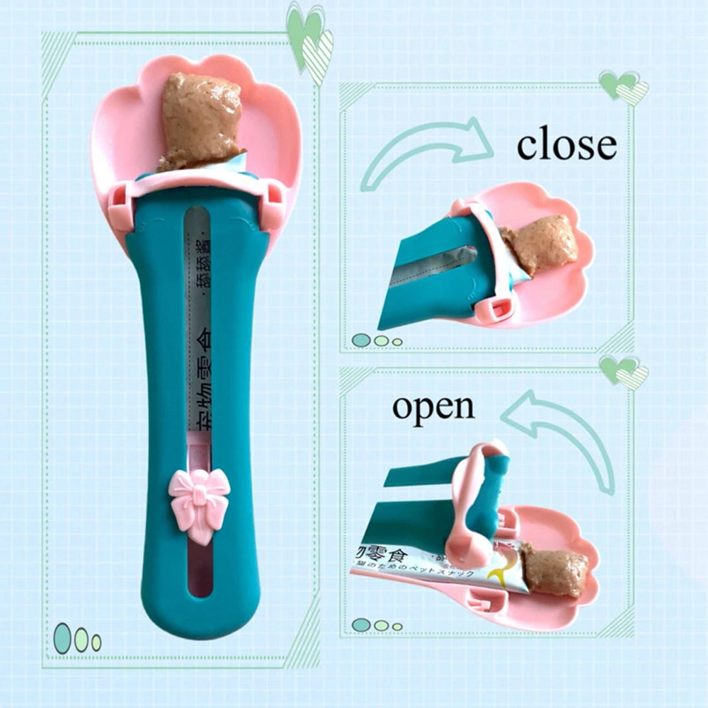 Multi-function Pet Cat Food Shovel Scoop Feeding Spoon