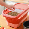 13 LB Collapsible Pet Cat Food Storage Container