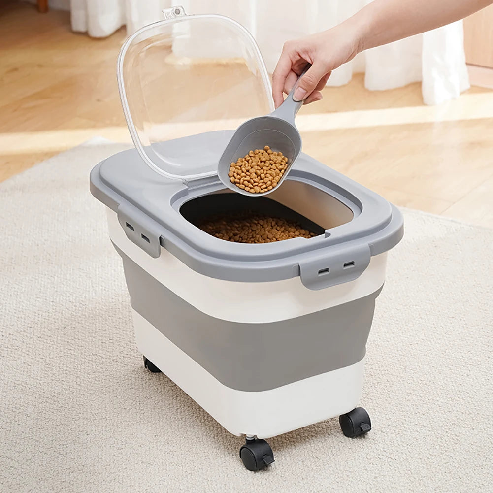 Pet Cat Food Storage Container