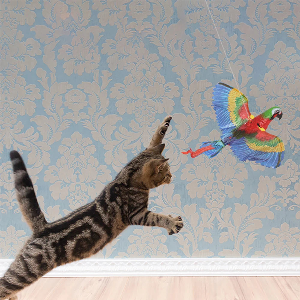 Electric Hanging Eagle Flying Bird Cat Toys