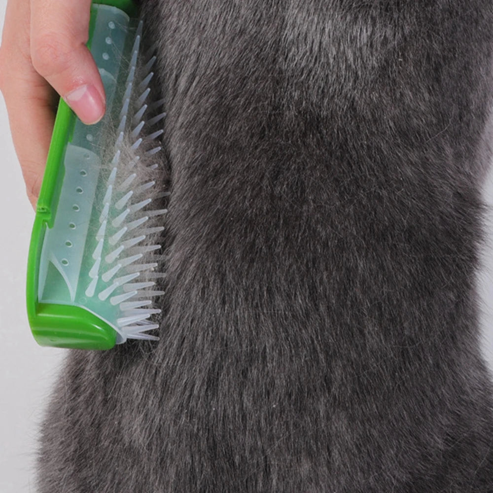 Pet Cat Corner Self Massage Groomer Comb Brush