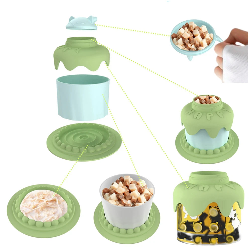 4-in-1 Multifunction Pet Cat Bowls