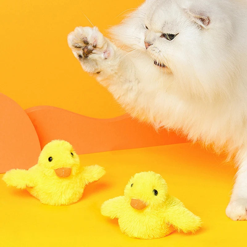 Interactive Electric Flapping Duck Cat Toys