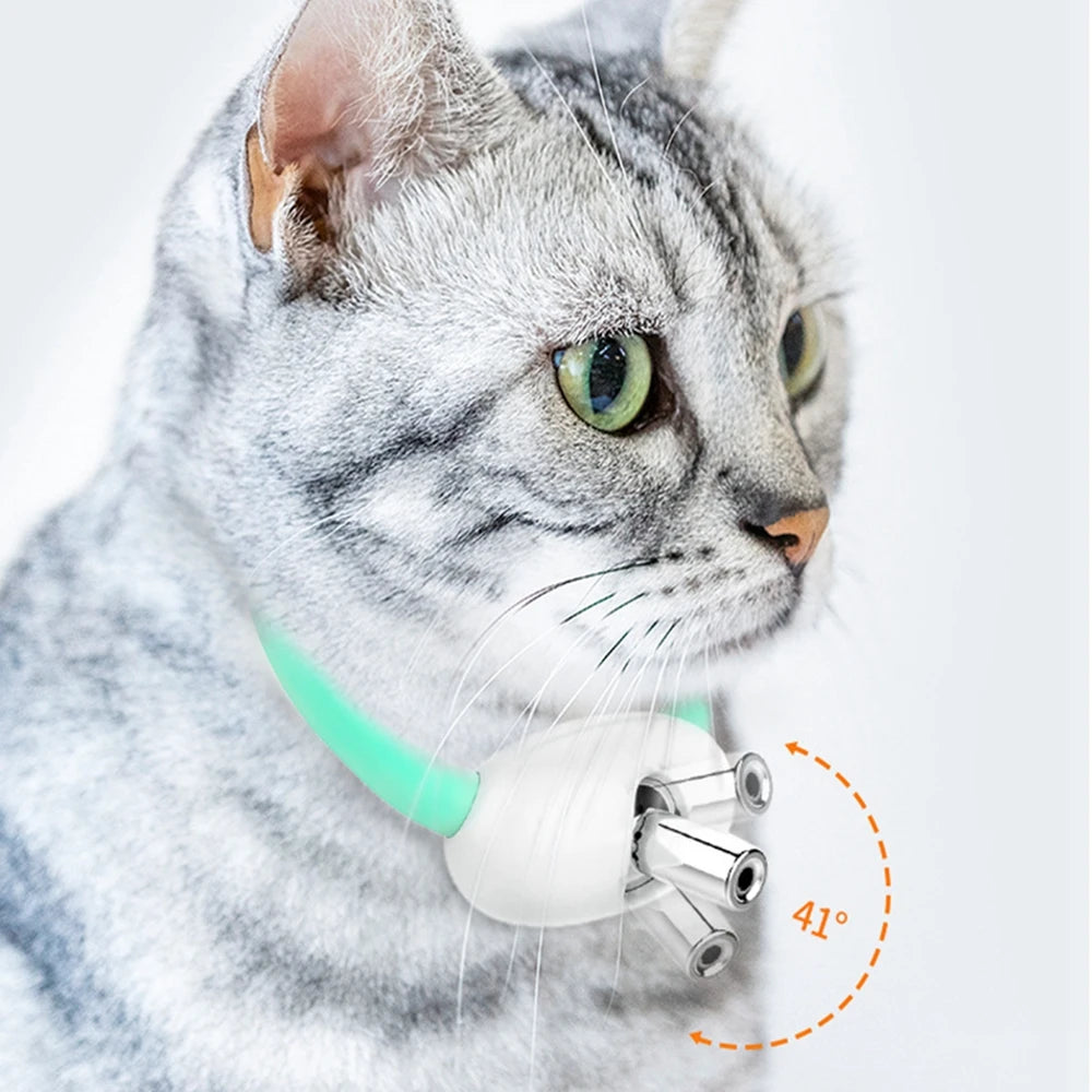 Automatic Laser Teasing Cat Collar Toy