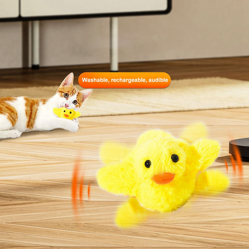 Interactive Electric Flapping Duck Cat Toys