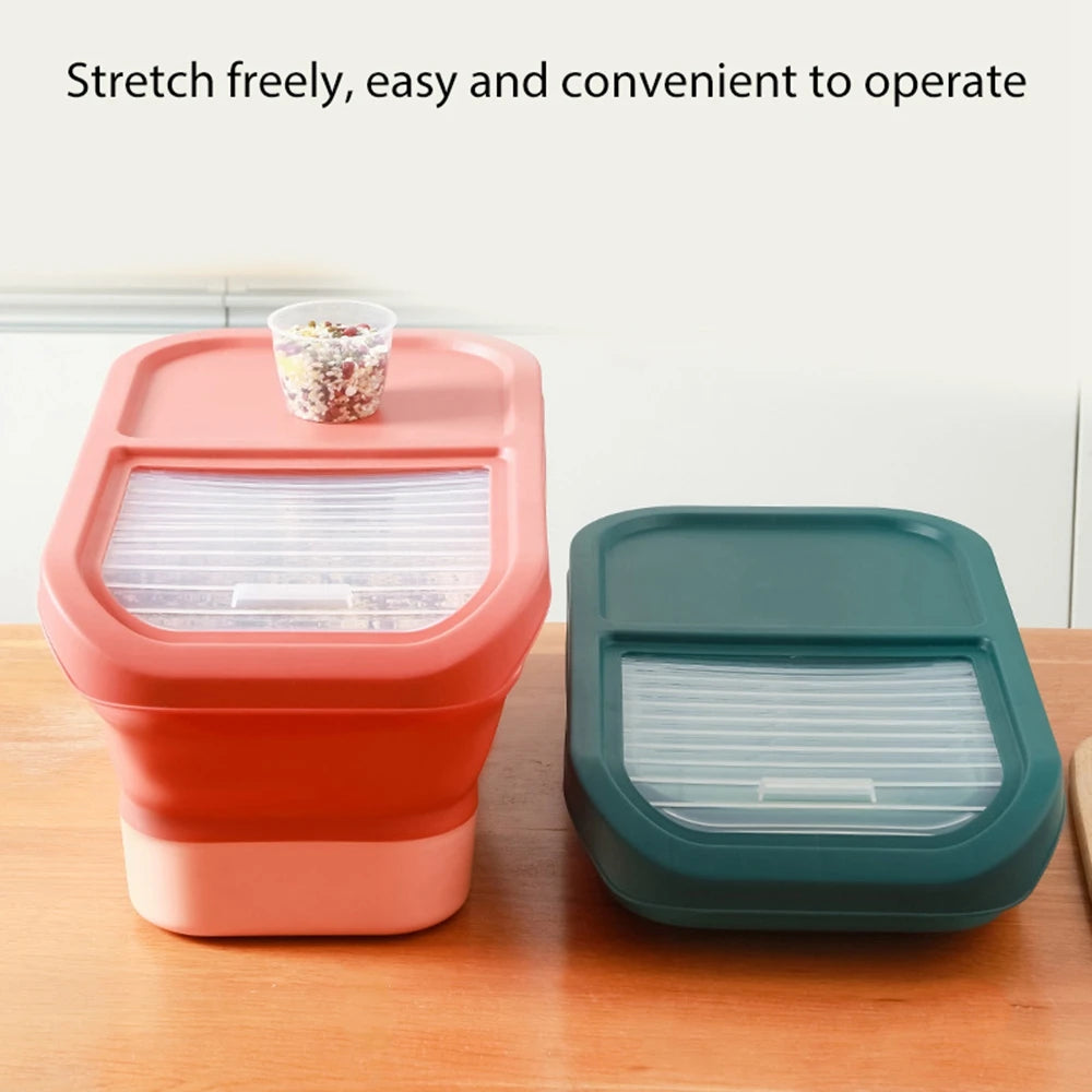 13 LB Collapsible Pet Cat Food Storage Container