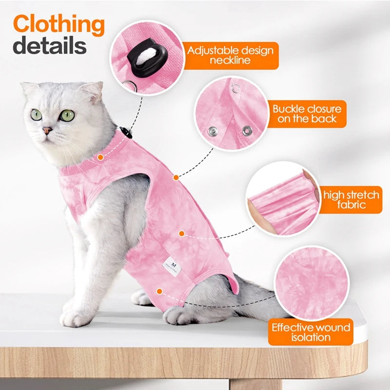 Pet Cat Weaning Suit Anti-licking Recovery Clothes