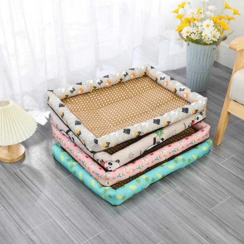 Pet Cat Square Summer Cooling Bed