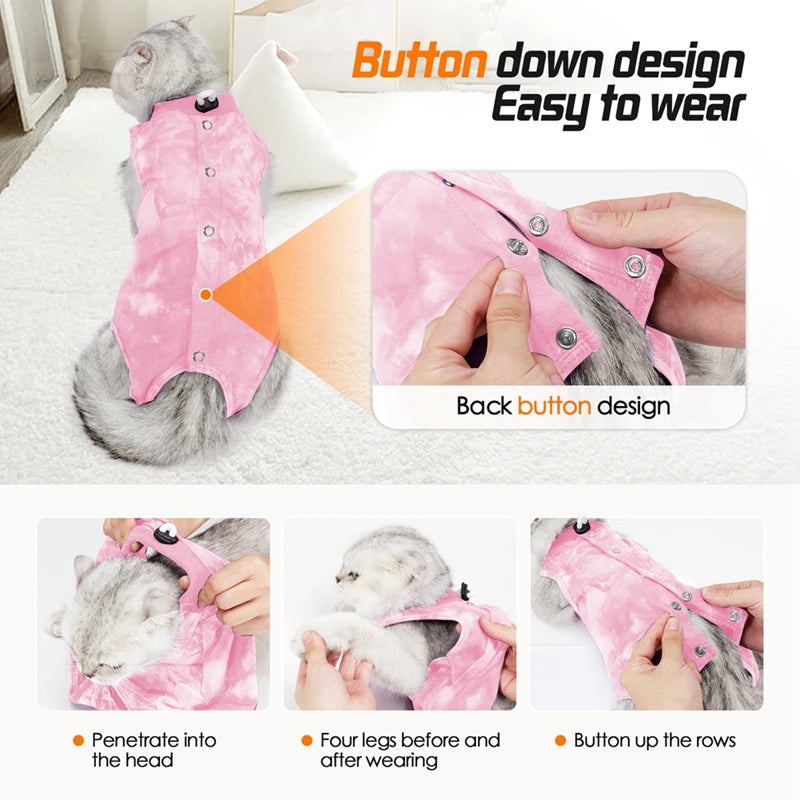 Pet Cat Weaning Suit Anti-licking Recovery Clothes