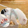 Pet Cat Reflective Harness Vest Leash Set