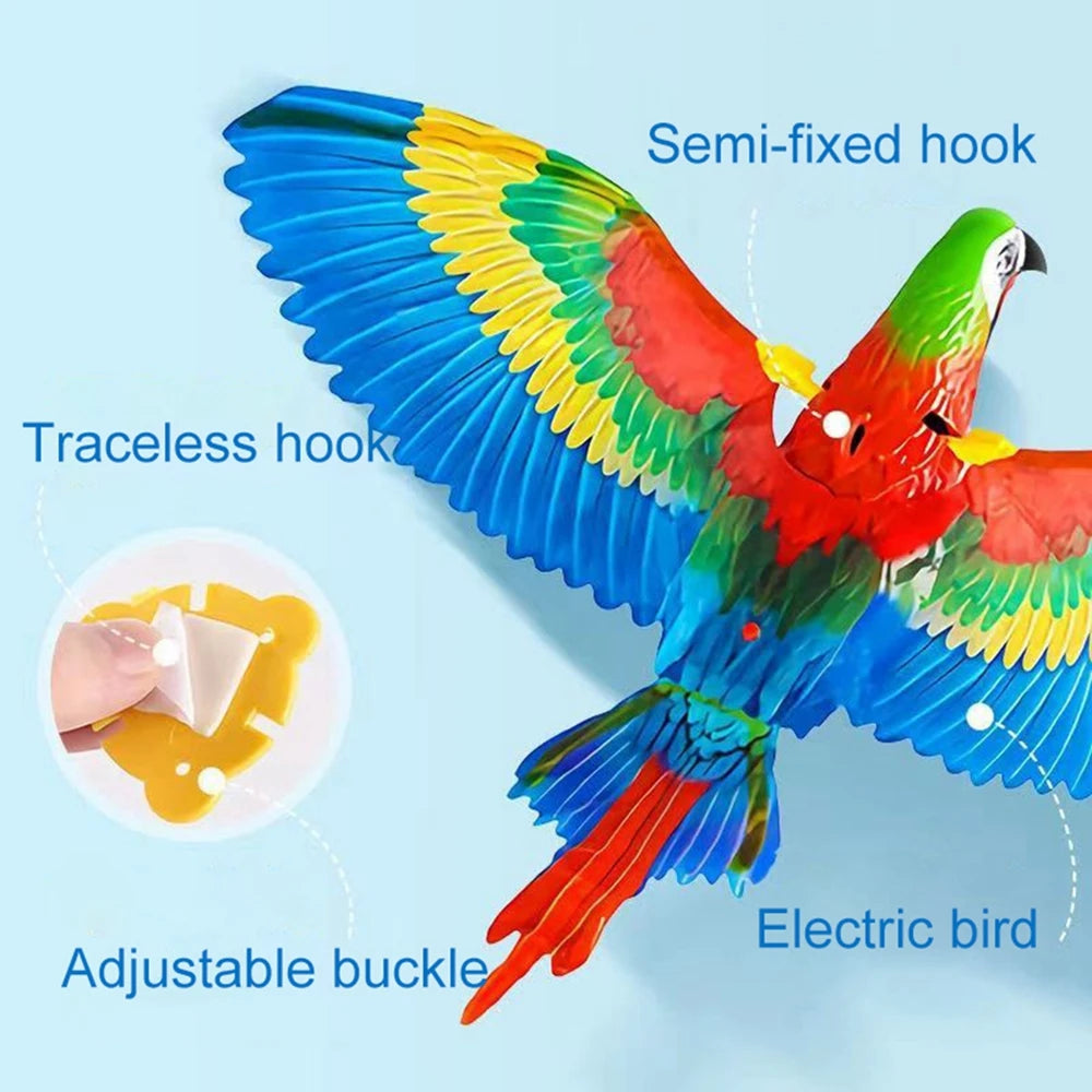 Electric Hanging Eagle Flying Bird Cat Toys