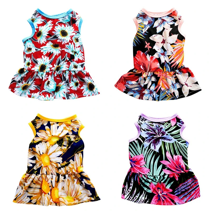 Summer Pet Cat Vest Skirt Dress