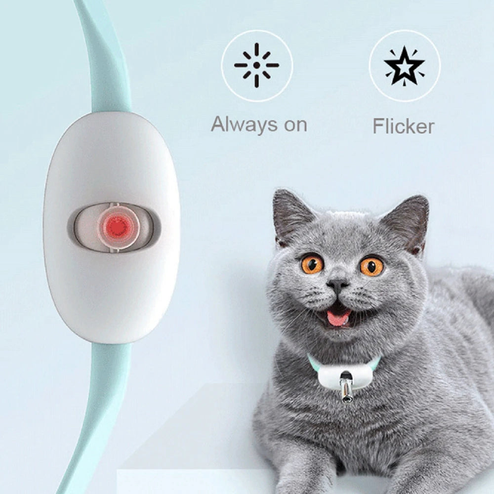 Automatic Laser Teasing Cat Collar Toy