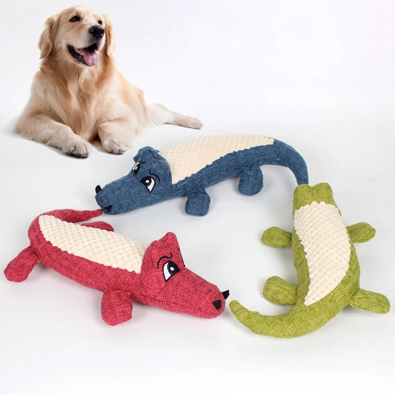 Crocodile Shape Dog Sound Toy