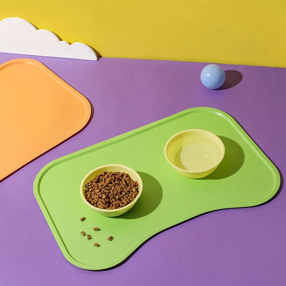 Silicone Pet Cat Non-Stick Bowl Mat