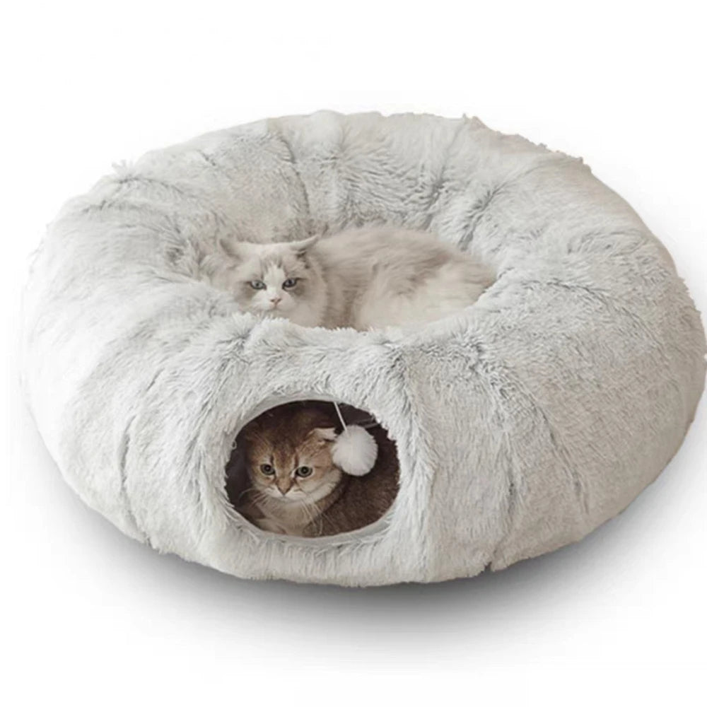 Pet Cat Round Basket Bed