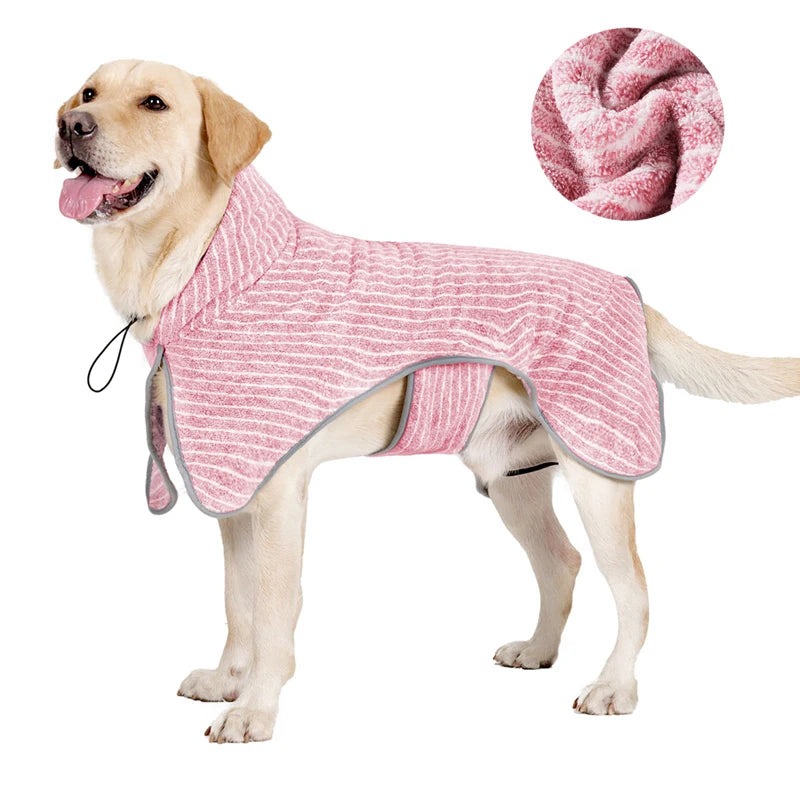 Pet Drying Coat Absorbent Bathrobe