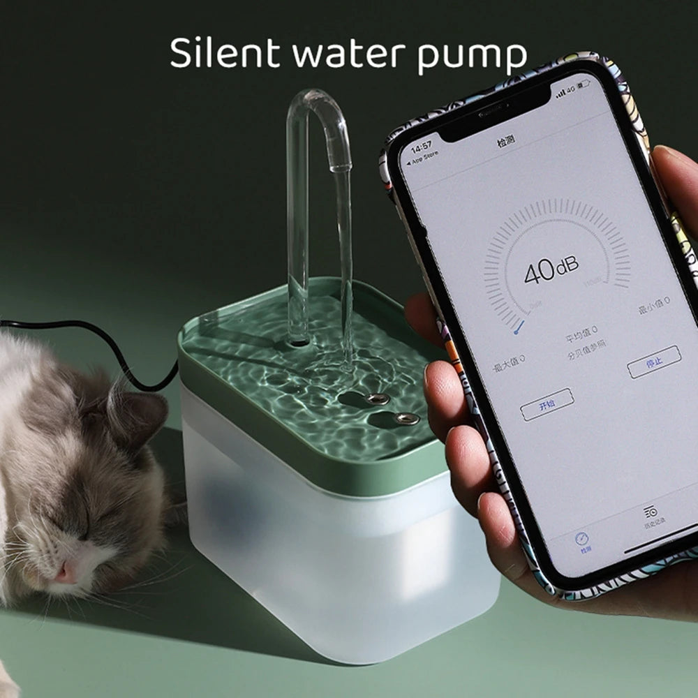 1.5L Automatic Electric Mute Drinker Water Bowl