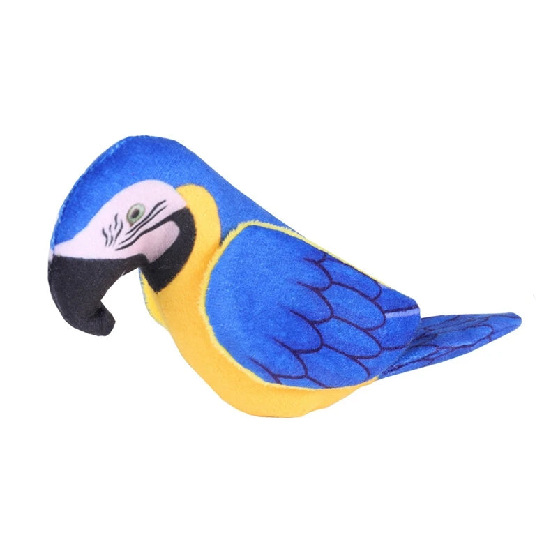 Simulation Parrot Squeaky Bird Cat Toy