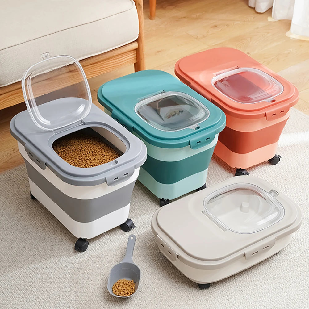 Pet Cat Food Storage Container