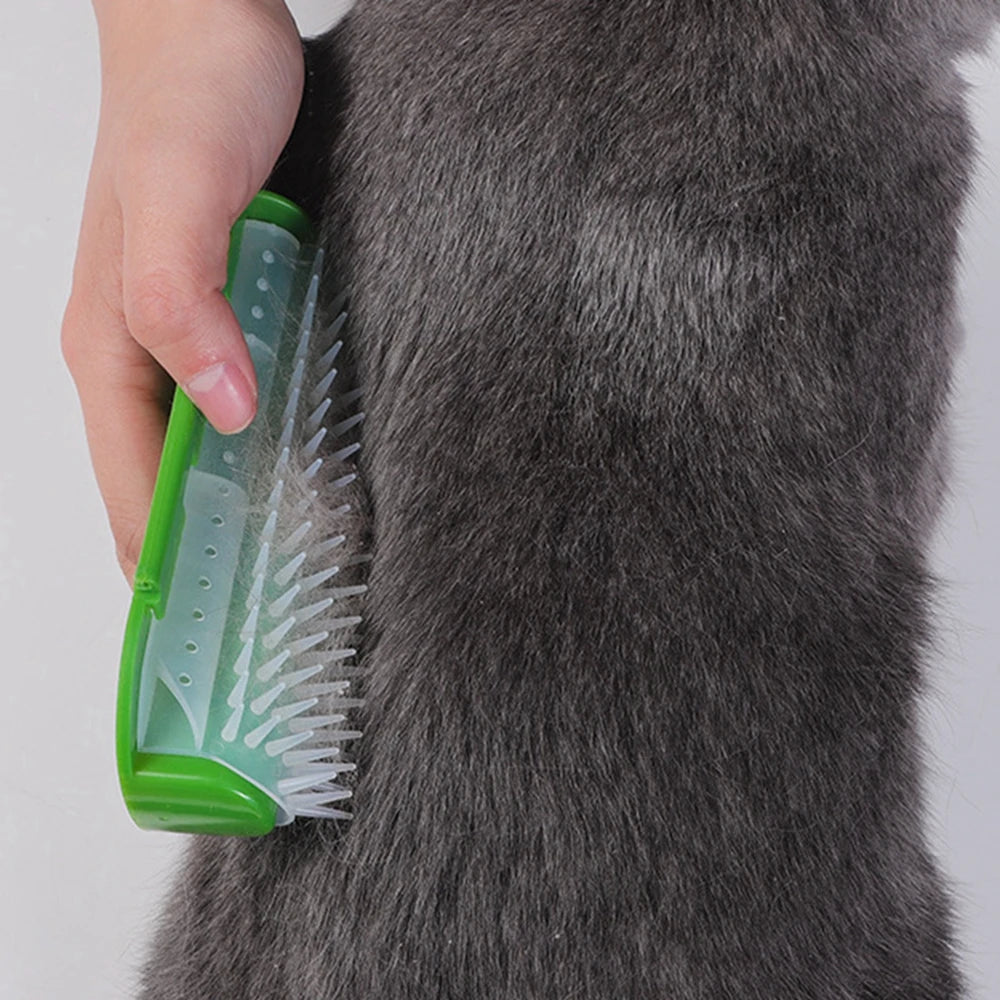 Pet Cat Corner Self Massage Groomer Comb Brush